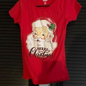Size small holiday time Santa Christmas shirt